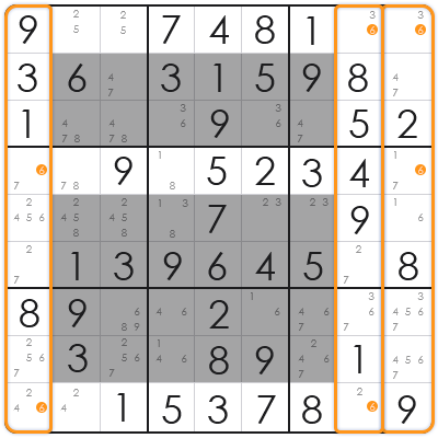 sudoku hidden single